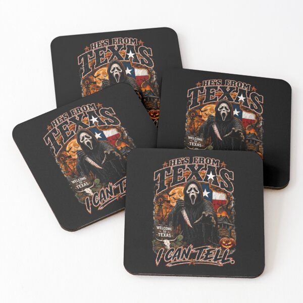 Item preview, He's From Texas I Can Tell, Ghostface Texas, Halloween Horror designed and sold by perkmingStudio.