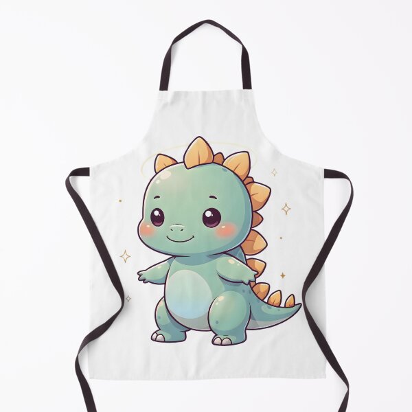 Item preview,  Cute Kawaii Stegosaurus Dinosaur Sticker designed and sold by ChibiPCStudio.
