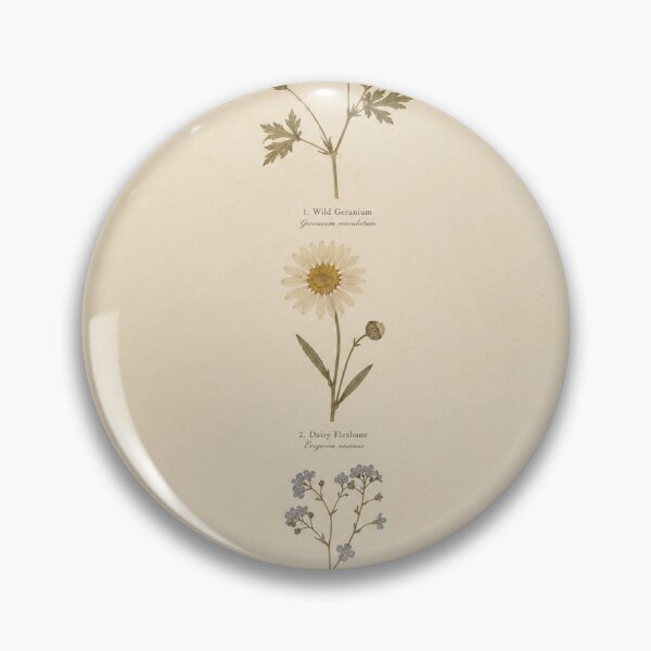 Item preview, Pressed Wildflower Study | Vintage Botanical Illustration designed and sold by Zaramodo.