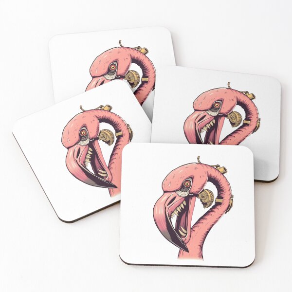 Item preview, Bad Pink Bird designed and sold by Duckmoo Art.