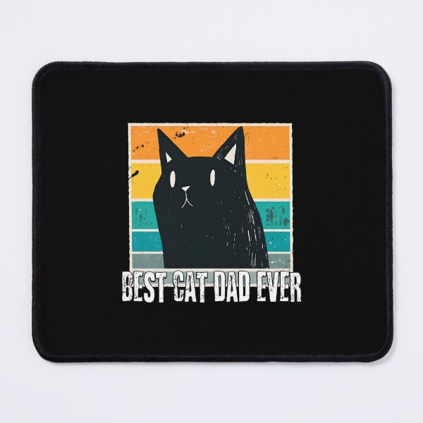 Item preview, Best Cat Dad Ever Retro Black Cat Design designed and sold by GiaoCalonas.