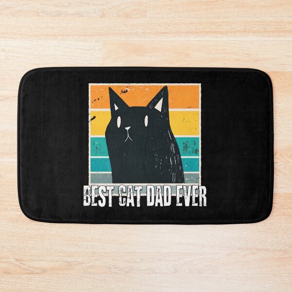 Item preview, Best Cat Dad Ever Retro Black Cat Design designed and sold by GiaoCalonas.