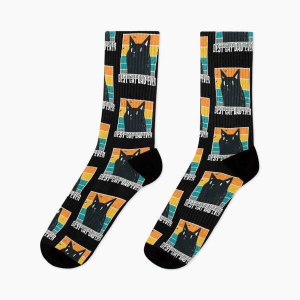 Item preview, Best Cat Dad Ever Retro Black Cat Design designed and sold by GiaoCalonas.