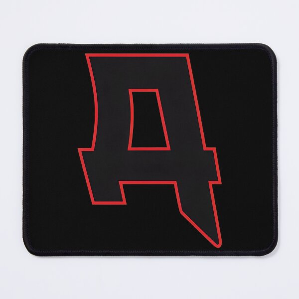 Item preview, Bold Athletic Letter A Red Outline -76 designed and sold by Memorado.