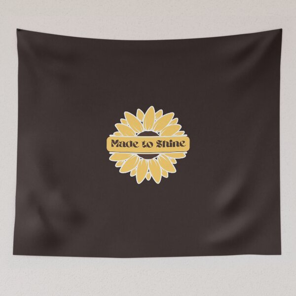 Item preview, Made to Shine – Sunflower Motivation Art designed and sold by Pororo23.