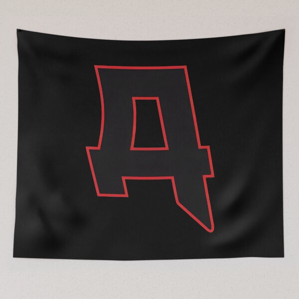 Item preview, Bold Athletic Letter A Red Outline -76 designed and sold by Memorado.