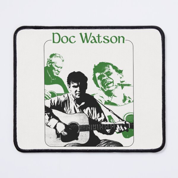 Item preview, Doc Watson Folk Bluegrass Vintage Portrait Graphic Design designed and sold by KoolesKanah.