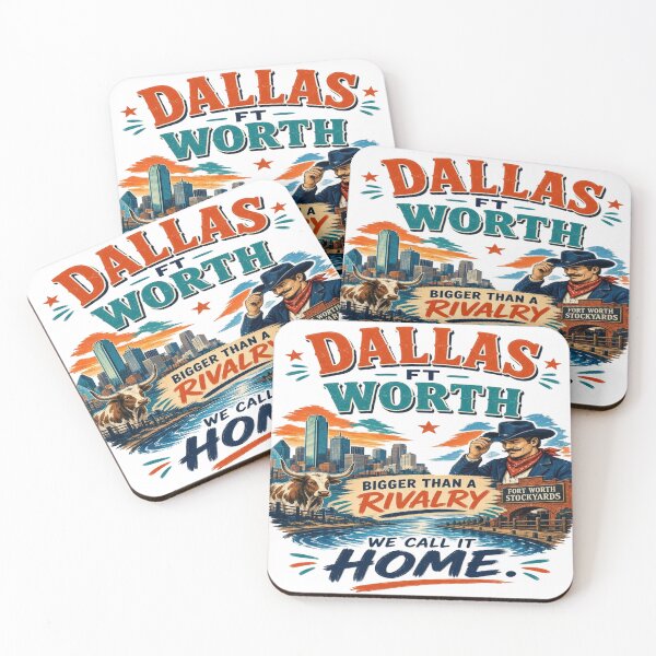 Item preview, Dallas Fort Worth Bigger Than a Rivalry Texas designed and sold by Sushikidsntoddlers.