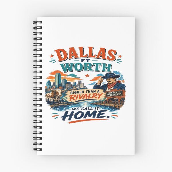 Item preview, Dallas Fort Worth Bigger Than a Rivalry Texas designed and sold by Sushikidsntoddlers.