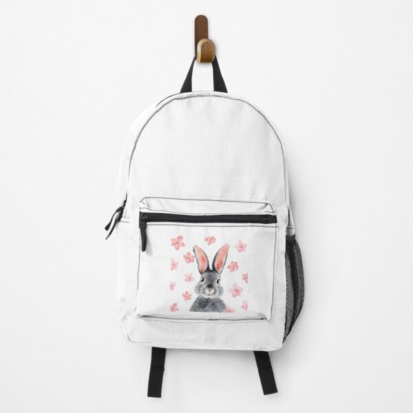 Item preview, Cute Bunny With Pink Flowers designed and sold by PenceJamika.