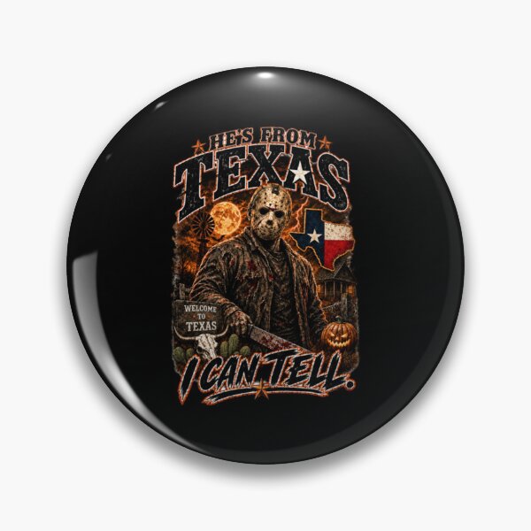 Item preview, Jason Voorhees Texas, Halloween Horror, Vintage Slasher Graphic designed and sold by perkmingStudio.