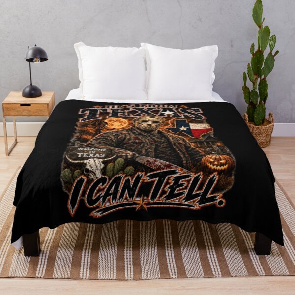 Item preview, Jason Voorhees Texas, Halloween Horror, Vintage Slasher Graphic designed and sold by perkmingStudio.