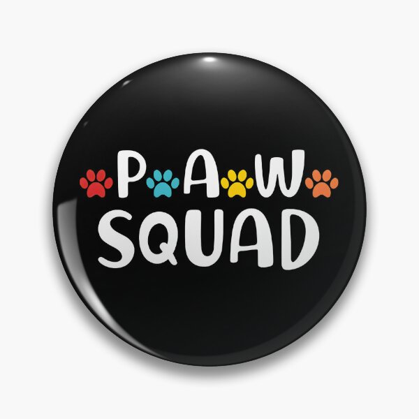 Item preview, Paw Squad Fun Animal Paw Print Design designed and sold by GiaoCalonas.