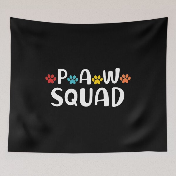 Item preview, Paw Squad Fun Animal Paw Print Design designed and sold by GiaoCalonas.