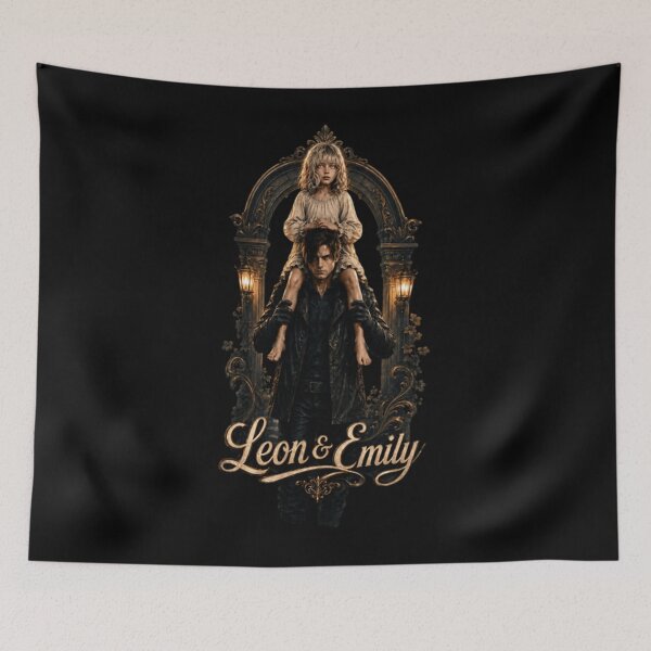 Item preview, Leon S. Kennedy & Emily Piggyback Vintage, Resident Evil Requiem designed and sold by perkmingStudio.