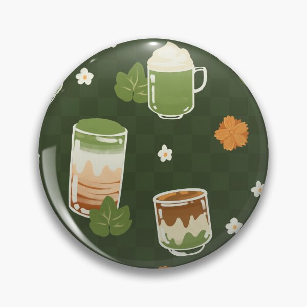 Item preview, Pumpkin Matcha Lattes - Cozy Japanese Autumn Cafe Pattern designed and sold by VenusandMoon.