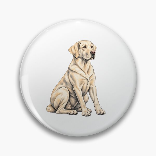 Item preview, Yellow Labrador Retriever – Classic Lab Dog Illustration designed and sold by lecroyhouse.