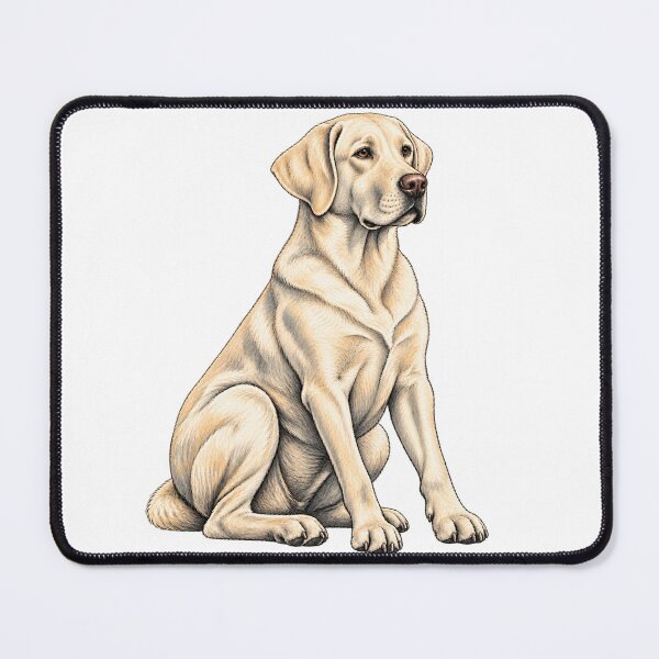 Item preview, Yellow Labrador Retriever – Classic Lab Dog Illustration designed and sold by lecroyhouse.