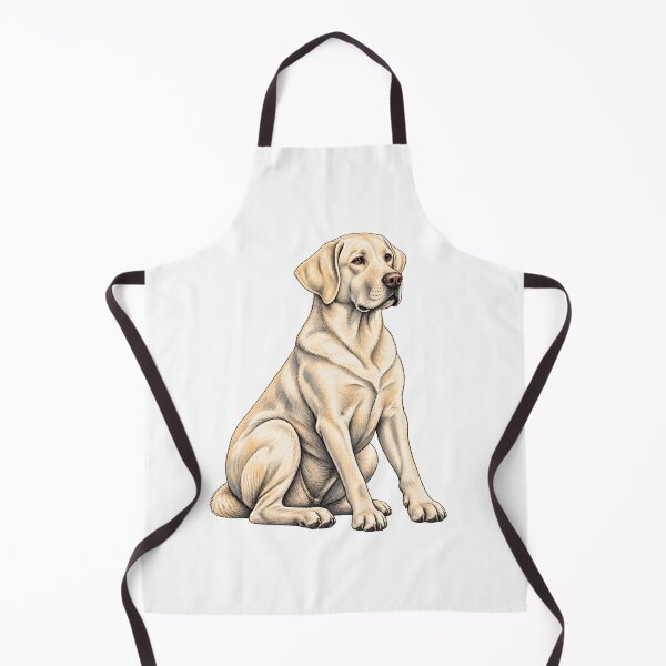 Item preview, Yellow Labrador Retriever – Classic Lab Dog Illustration designed and sold by lecroyhouse.