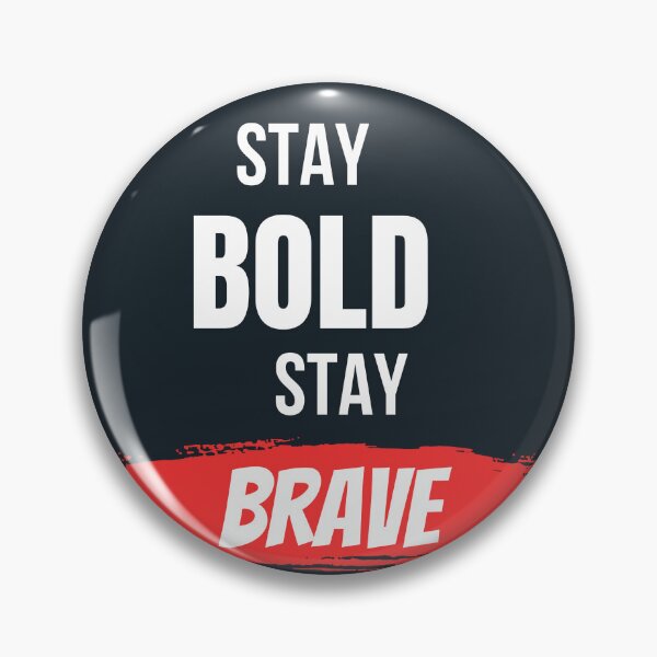 Item preview, Stay Bold Stay Brave Motivational T-Shirt designed and sold by Mrali9914.