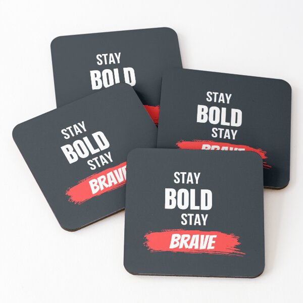 Item preview, Stay Bold Stay Brave Motivational T-Shirt designed and sold by Mrali9914.
