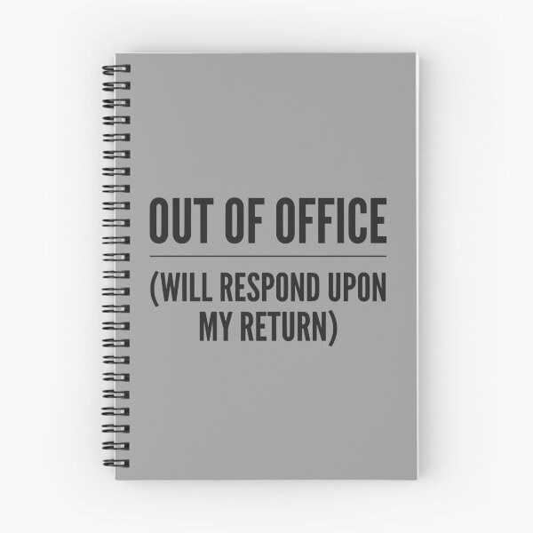 Item preview, Out of Office (Soft Black Text) - Minimalist Corporate Humor & Vacation Mode designed and sold by RetroNeon.