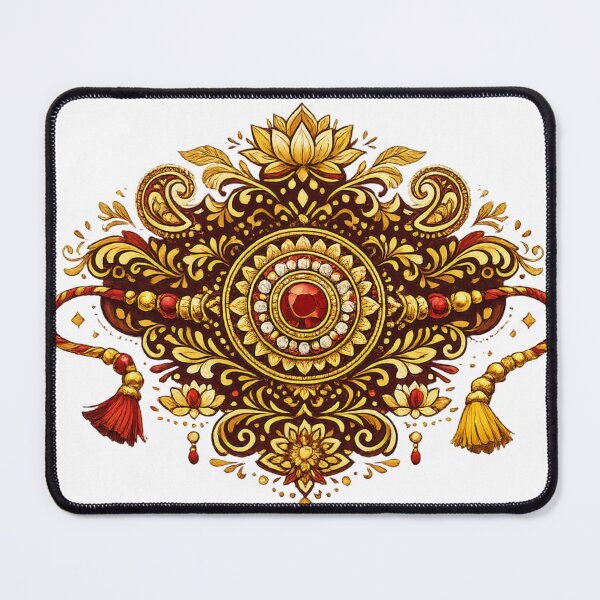 Item preview, Traditional Rakhi Mandala – Indian Ornamental Raksha Bandhan Design designed and sold by digitallyyour.