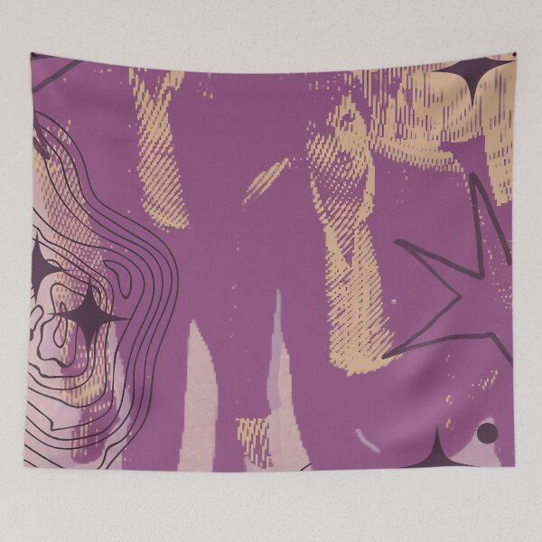 Item preview, Purple Starry Contour designed and sold by GITTERLU.