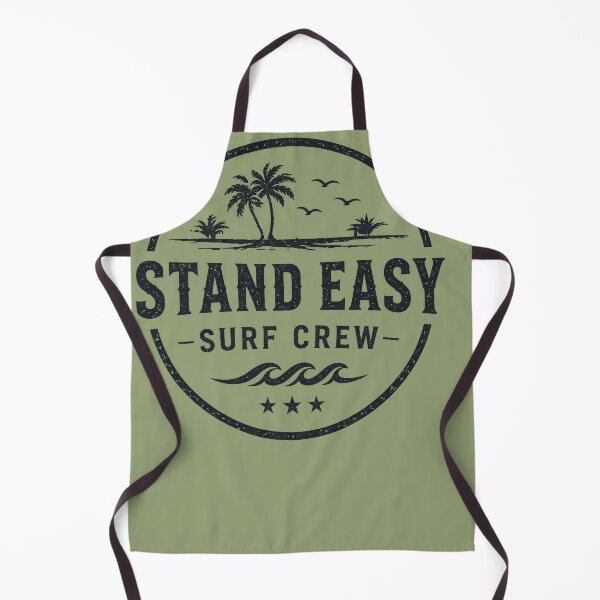 Item preview, Stand Easy Surf Crew Main TShirt Logo - Dark Version (for use on Light Colours) designed and sold by Bombergirls.