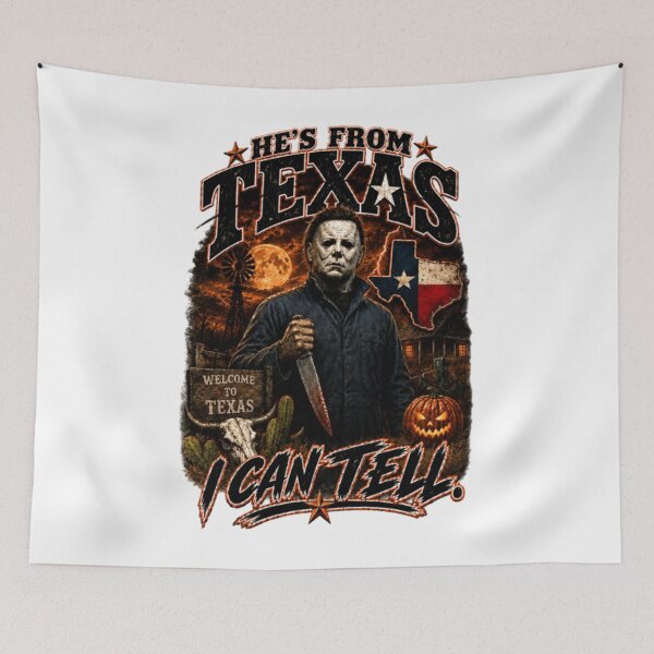 Item preview, Michael Myers Texas, Halloween Horror designed and sold by perkmingStudio.