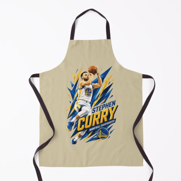 Item preview, Stephen Curry Basketball Sharpshooter – Golden State Warriors #30 Blue & Gold Illustration designed and sold by FutureTraveller.