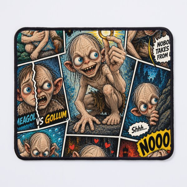 Item preview, Gollum Comic T-Shirt – My Precious Fantasy Design designed and sold by shlepyart.