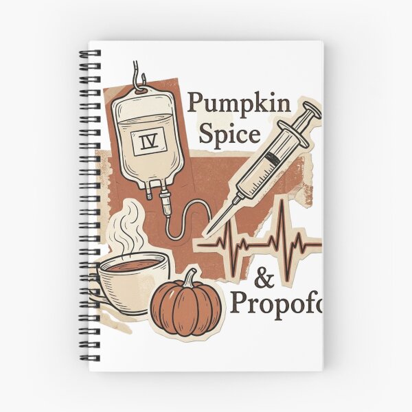 Item preview, ICU & ER Nurse Halloween Gift, Pumpkin Spice, Propofol, Ativan & Versed Sedation Humor designed and sold by Covent Vaughn.