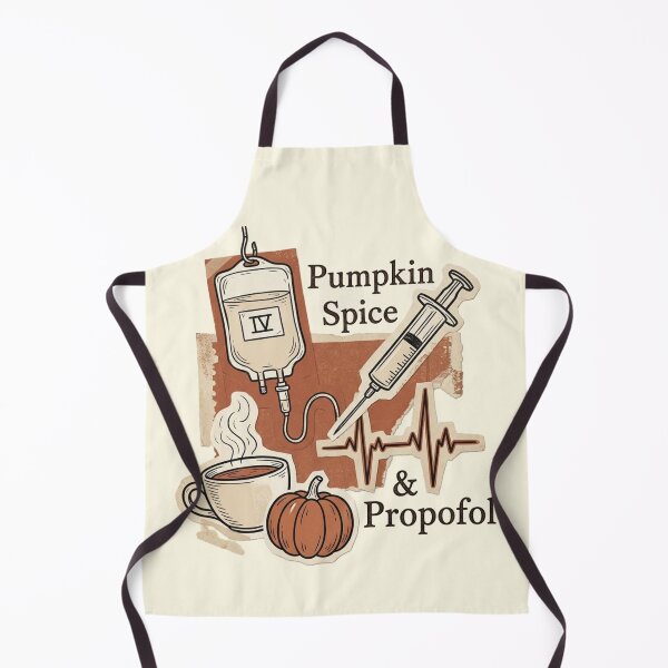 Item preview, ICU & ER Nurse Halloween Gift, Pumpkin Spice, Propofol, Ativan & Versed Sedation Humor designed and sold by Covent Vaughn.