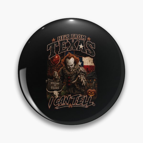 Item preview, Pennywise Texas, Halloween Horror, Vintage Creepy Clown  designed and sold by perkmingStudio.