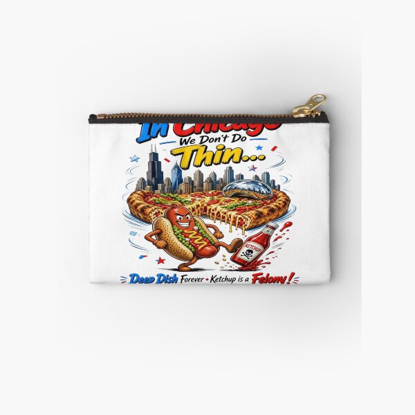Item preview, Chicago Deep Dish Pizza Funny Ketchup Is a Felony designed and sold by Sushikidsntoddlers.