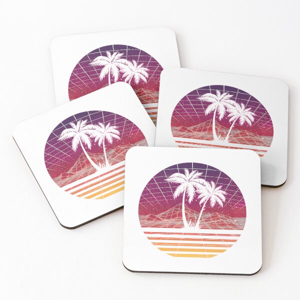 Item preview, Modern Retro 80S Outrun Sunset Palm Tree Silhouette - Original designed and sold by dylan-arias.