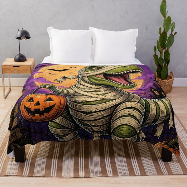 Item preview, Cute Mummy T-Rex Dinosaur Halloween Pumpkin Trick Or Treat designed and sold by GrinGalore.