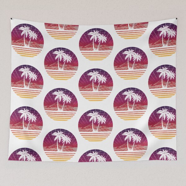 Item preview, Modern Retro 80S Outrun Sunset Palm Tree Silhouette - Original designed and sold by dylan-arias.
