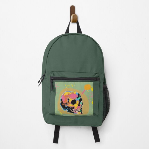 Item preview, Vibrant Pop Art Skull | Colorful Statement Piece designed and sold by MikZviagin.