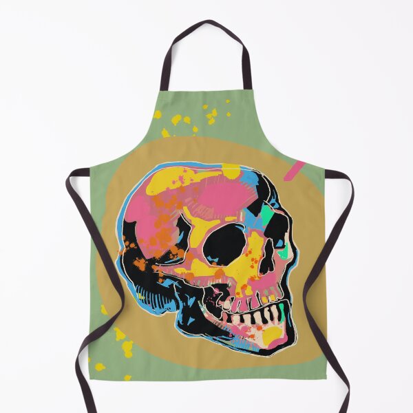 Item preview, Vibrant Pop Art Skull | Colorful Statement Piece designed and sold by MikZviagin.