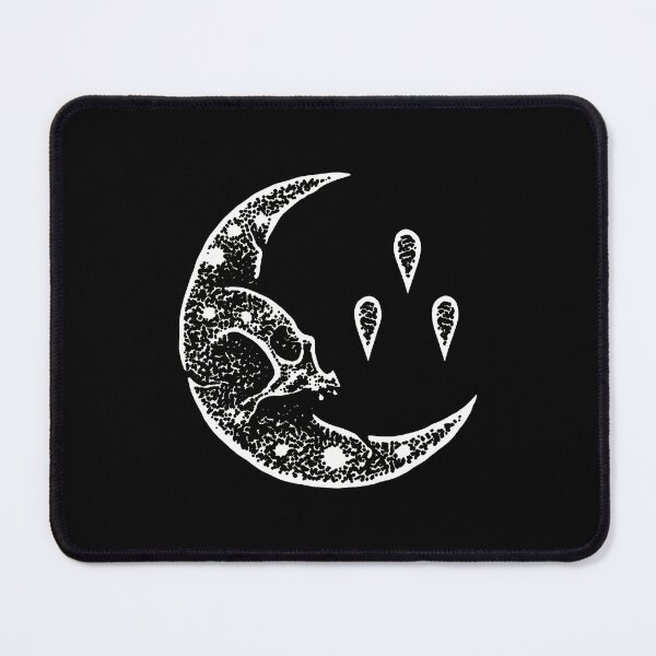 Item preview, Gothic Skull Moon Tears Dark Art -32 designed and sold by PenguinBluestar.