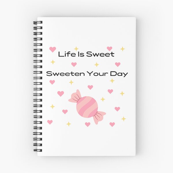 Item preview, Cute Pink Candy with Hearts and Golden Stars Kawaii Sweet Illustration designed and sold by MathuraPresent.