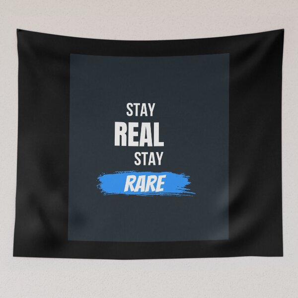 Item preview, Stay Real Stay Rare Motivational T-Shirt designed and sold by Mrali9914.