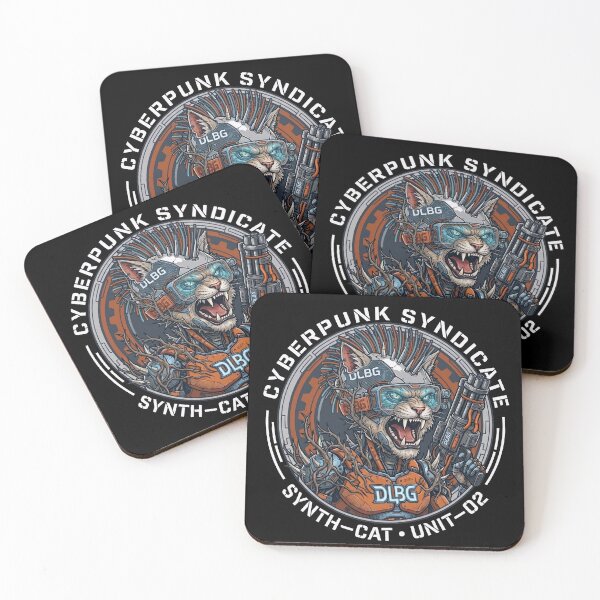 Item preview, Cyberpunk Syndicate - Synth - Cat (Unit 02) designed and sold by DLBG-STORE.