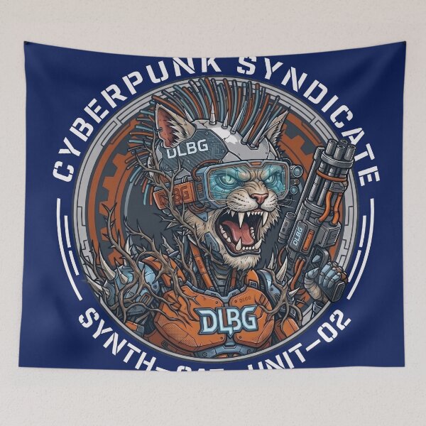 Item preview, Cyberpunk Syndicate - Synth - Cat (Unit 02) designed and sold by DLBG-STORE.