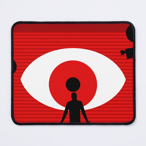 Item preview, people monitored by screens with large orwellian eyes designed and sold by matintheworld ( delcarmat ).