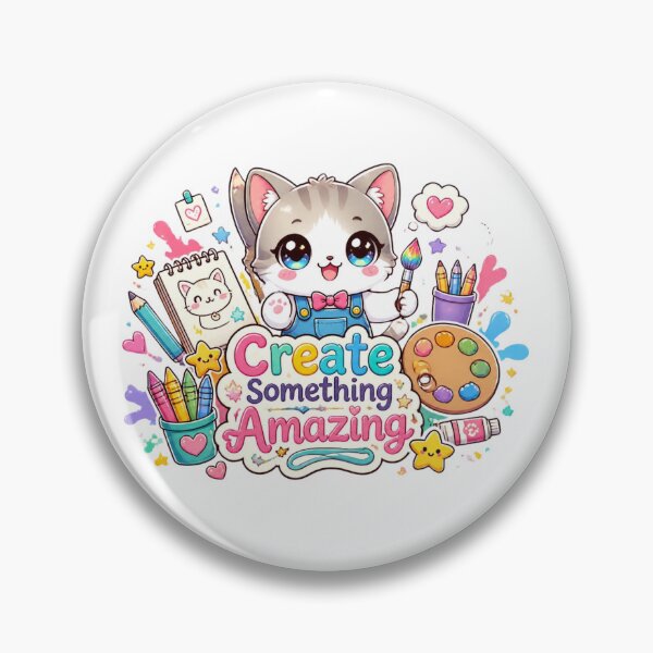 Item preview, Create Something Amazing Kitty designed and sold by Alaakadry800.
