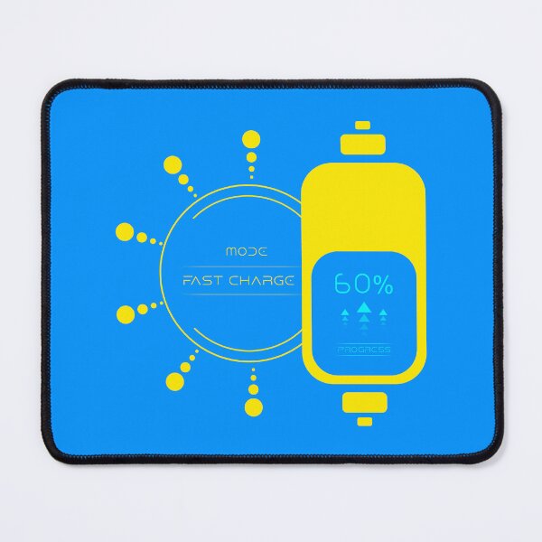 Item preview, Fast Charge Battery HUD - Futuristic Tech Minimalist Art designed and sold by VOIDXX.