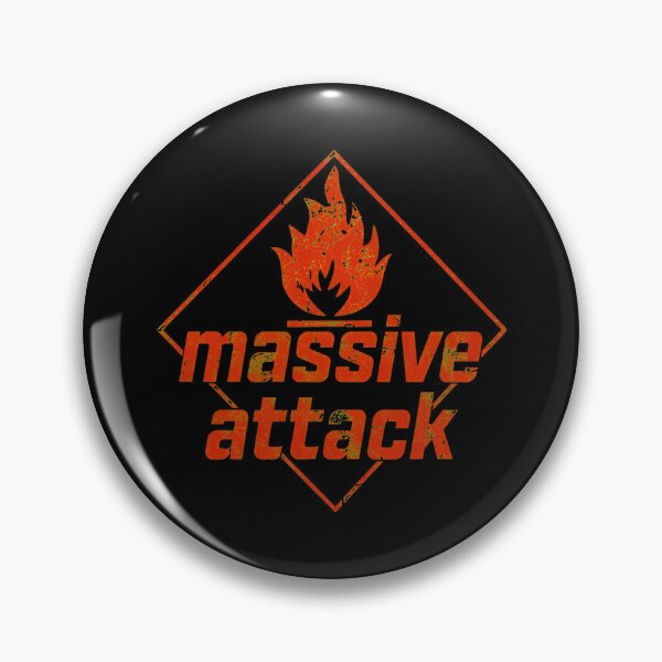 Item preview, Massive Attack Band Flame Warning Symbol -43 designed and sold by Grandr96Ace.